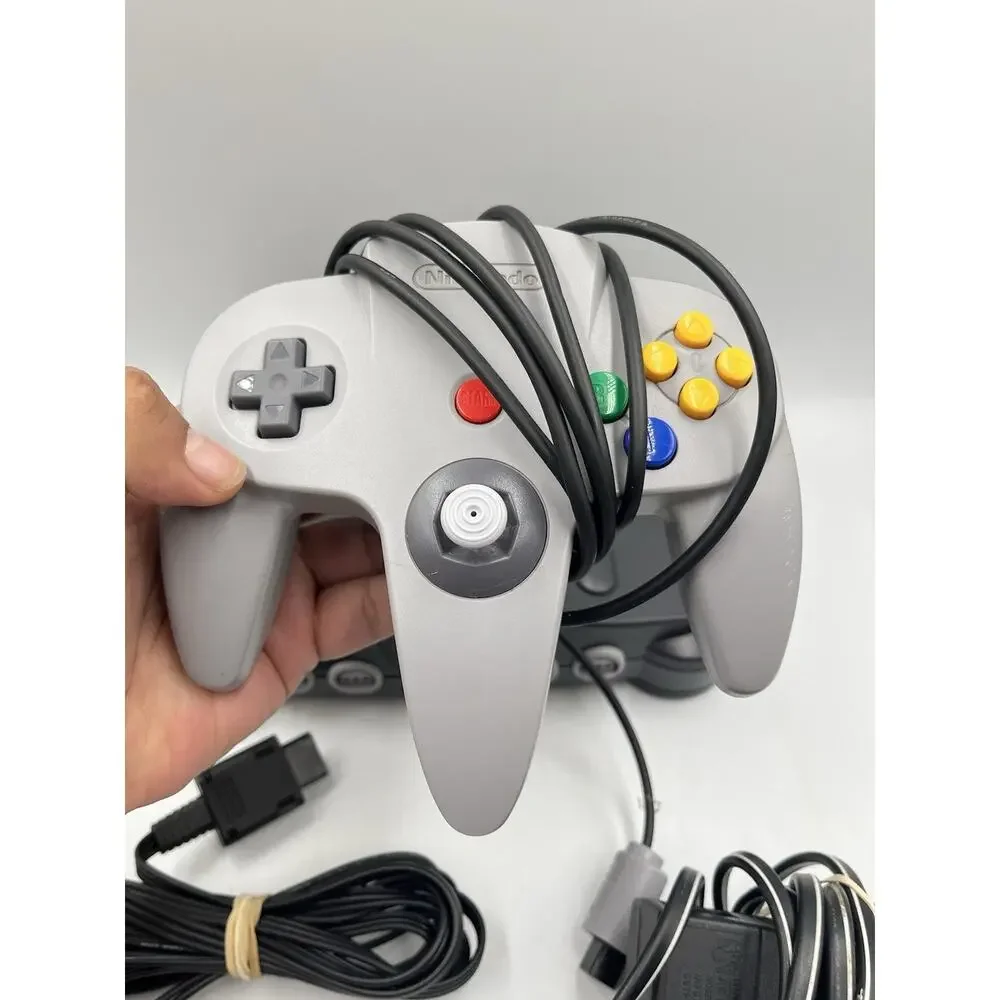 Nintendo 64 Console System Bundle w/ Controller & Cables N64 (NUS-001) *TESTED
